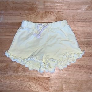 Ruffled Plush Shorts